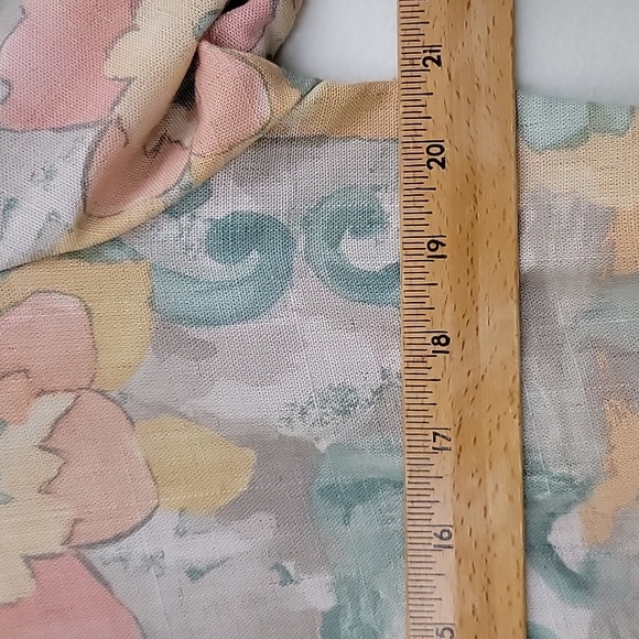 Vintage Irwin Alan Pink, Orange, Yellow & Green Floral Blazer 7/8 - Picture 7 of 15